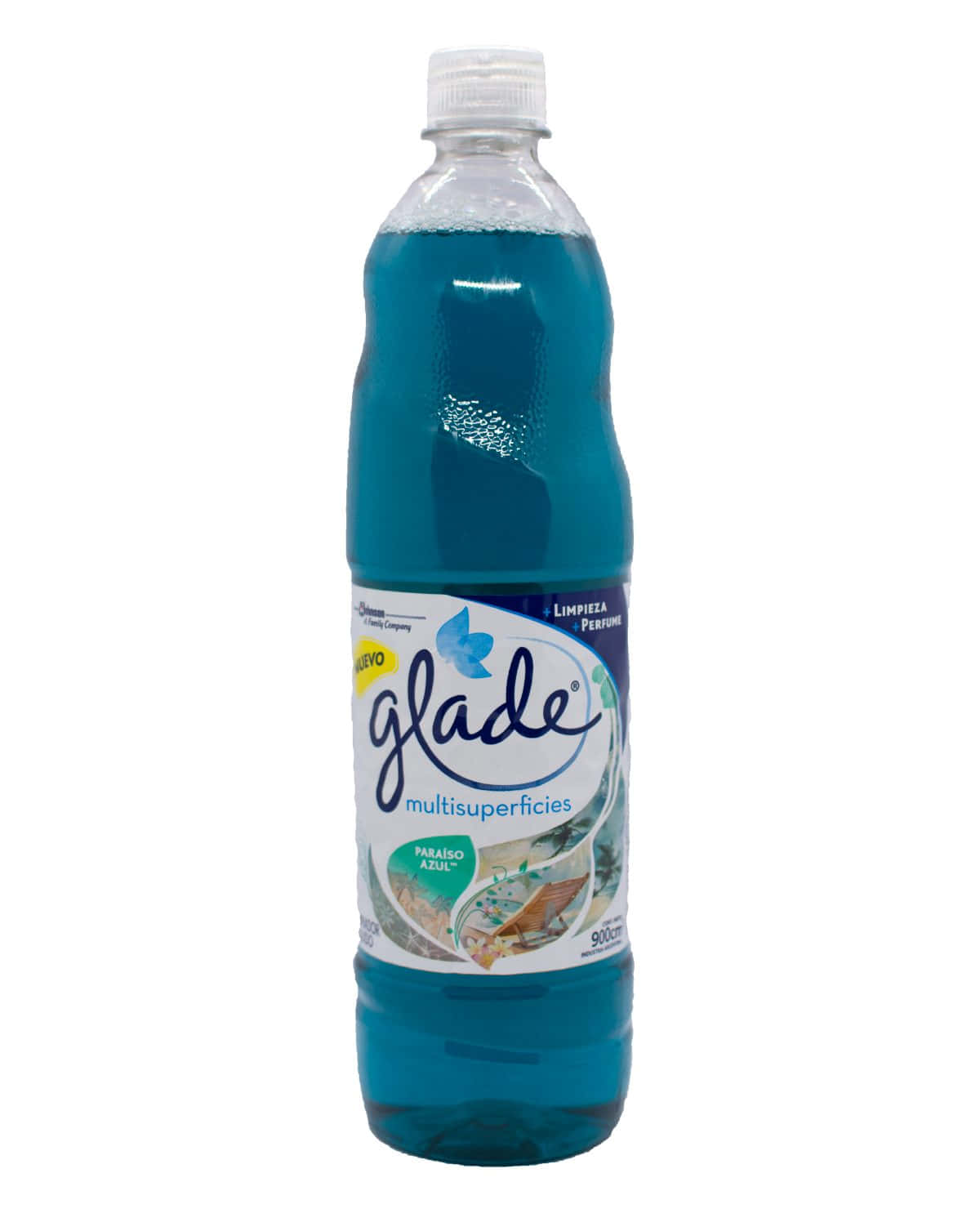 Limpiador Glade Paraiso Azul Liquido 900 Cm3